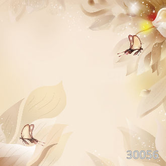 Бежевые цветочки и бабочки