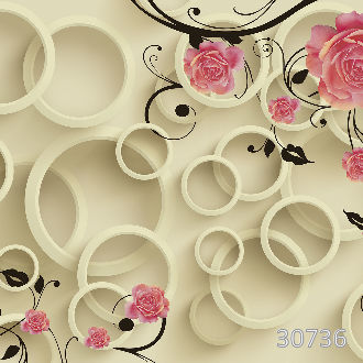 Бутоны роз и круги