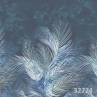 Tropical rainbow blue