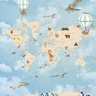 Карта со зверями