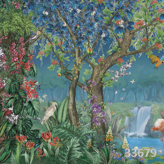 Paradise tropics blue